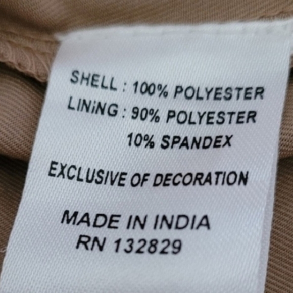 π€©WORN ONCE βοΈ NEW Tularosa Chiara Nude Embroidered Hi Low Skirt xxsmall - Picture 4 of 9